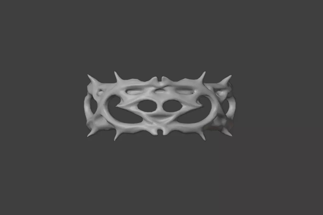 Thorned Circle 3D model_15