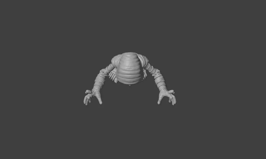 Skeleton Mummy Adventurer 3D model_21