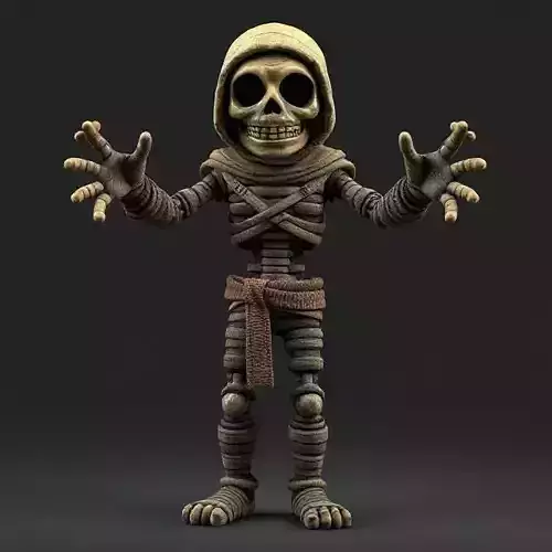 Skeleton Mummy Adventurer