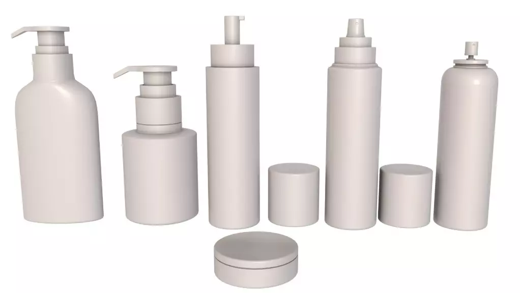 Cosmetic containers collection 3 3D model_4