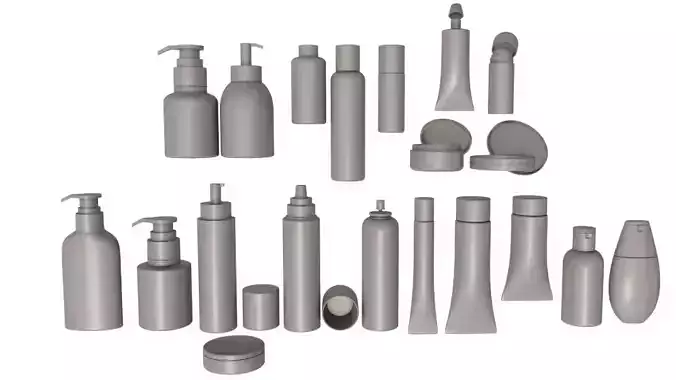 Cosmetic containers collection 3