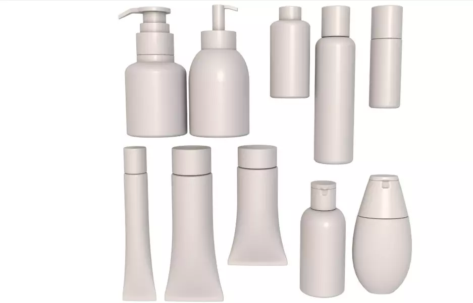 Cosmetic containers collection 3 3D model_2