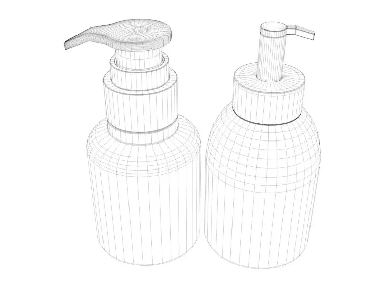 Cosmetic containers collection 3 3D model_19