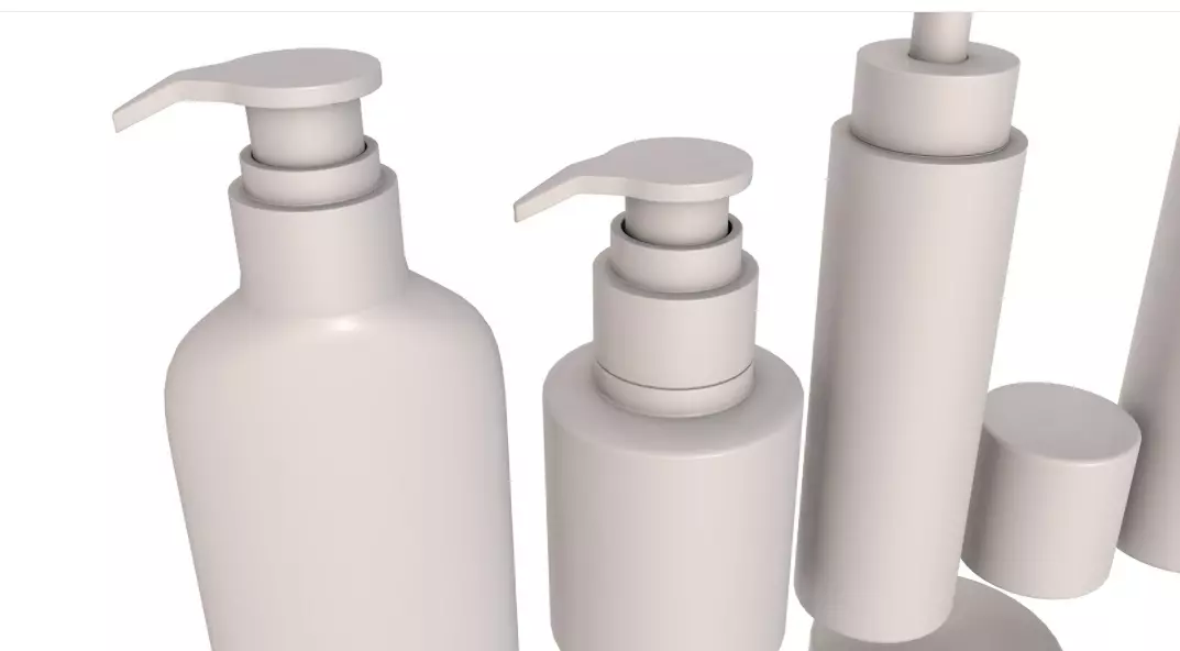 Cosmetic containers collection 3 3D model_14