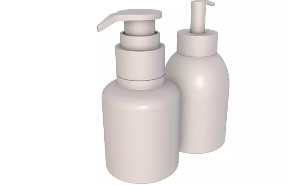 Cosmetic containers collection 3 3D model_15