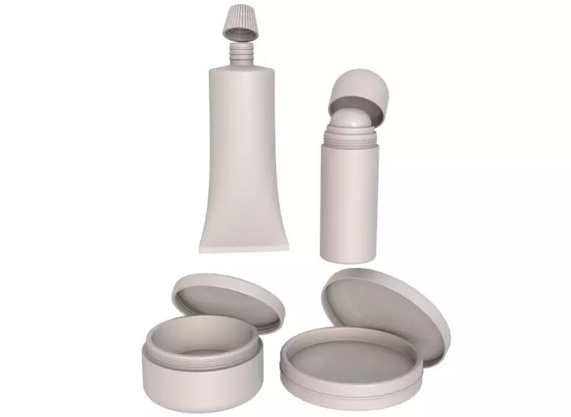 Cosmetic containers collection 3 3D model_12