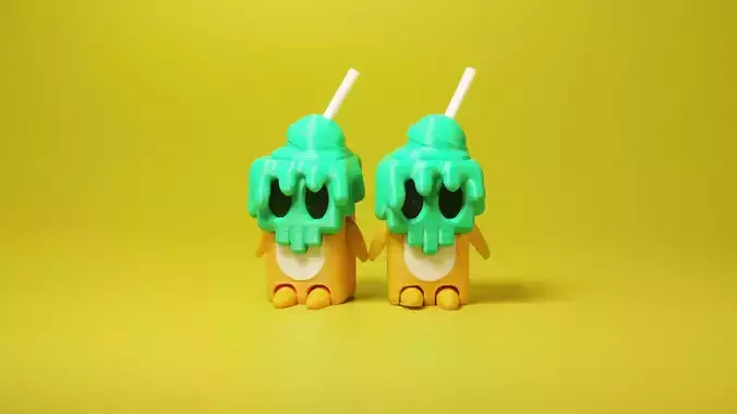  Blocky Chickula 3dprint
