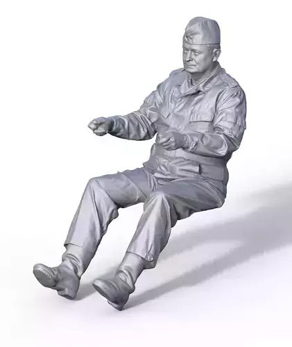 Figure truck driver NVA GDR