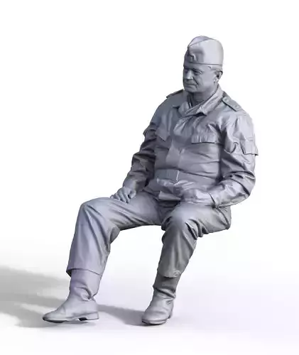 Figure truck co-driver NVA GDR