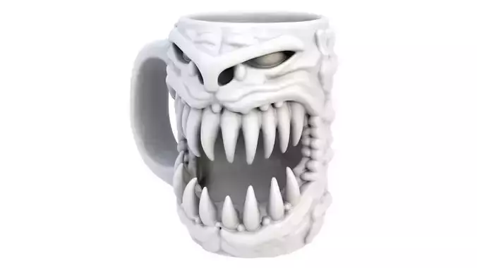 Monster mug 06 3D model