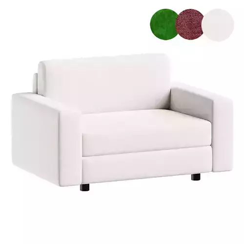 armchair white 3