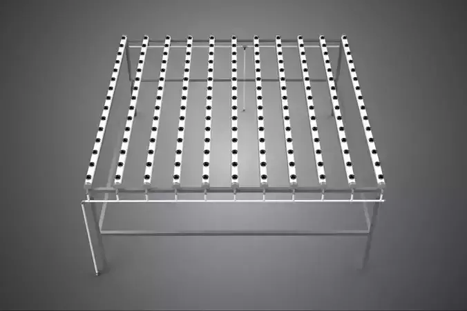 NFT GROW RACK PVC NETPOT SETUP SOIL-LESS HYDROPONIC FARM PLANT