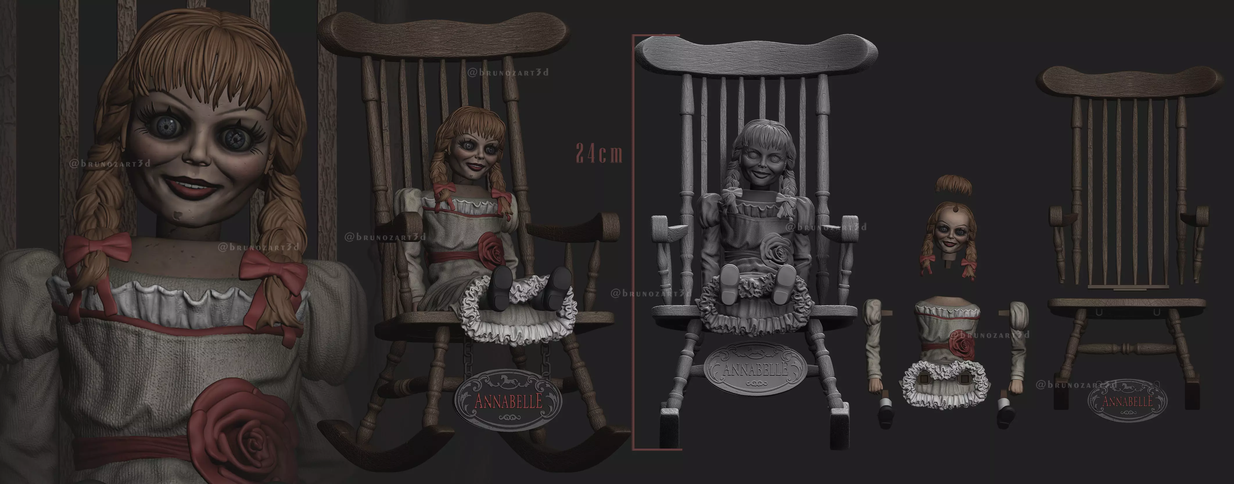 Annabelle 3D print model_4