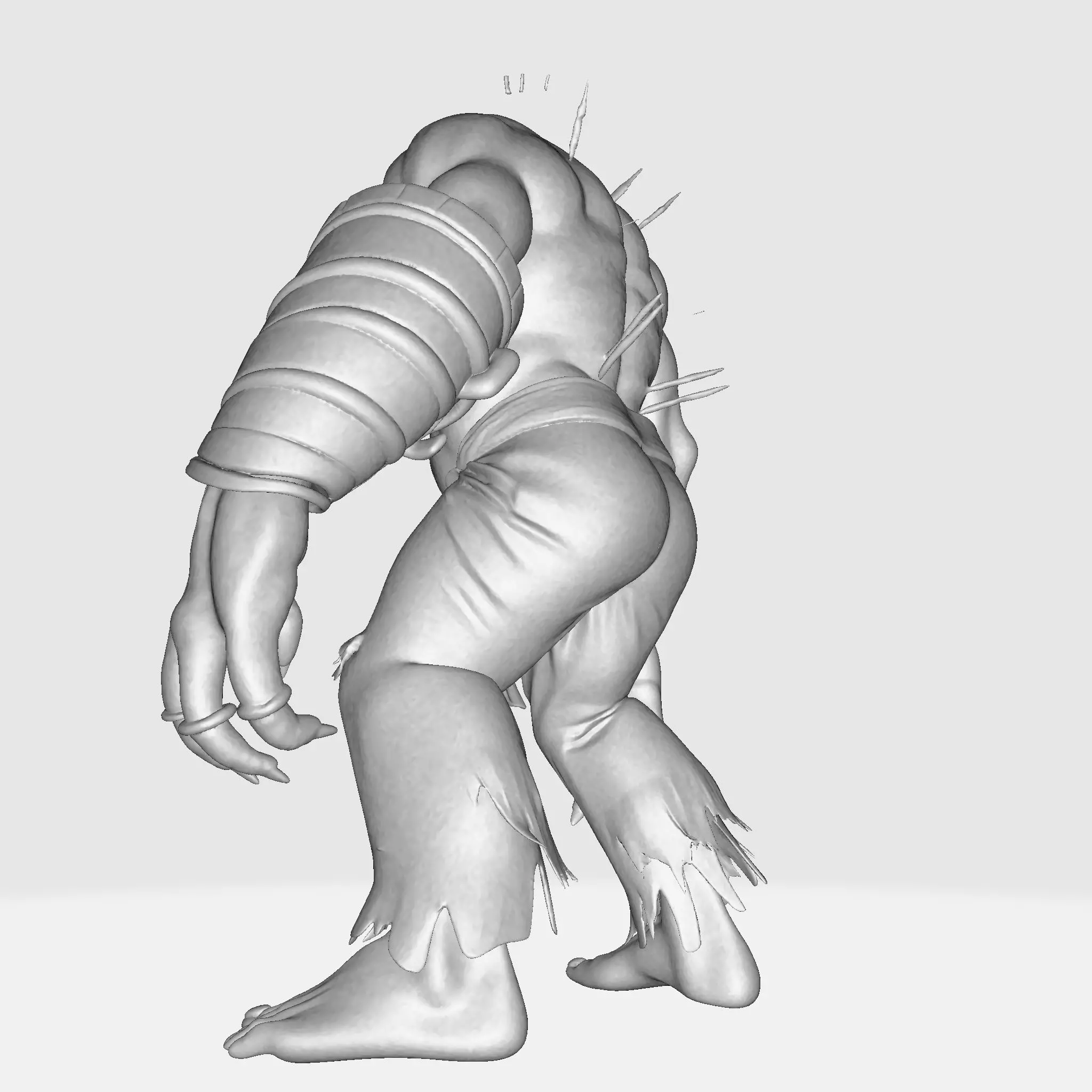 Monstrous Horror Creature 3D Print Model 3D print model_20