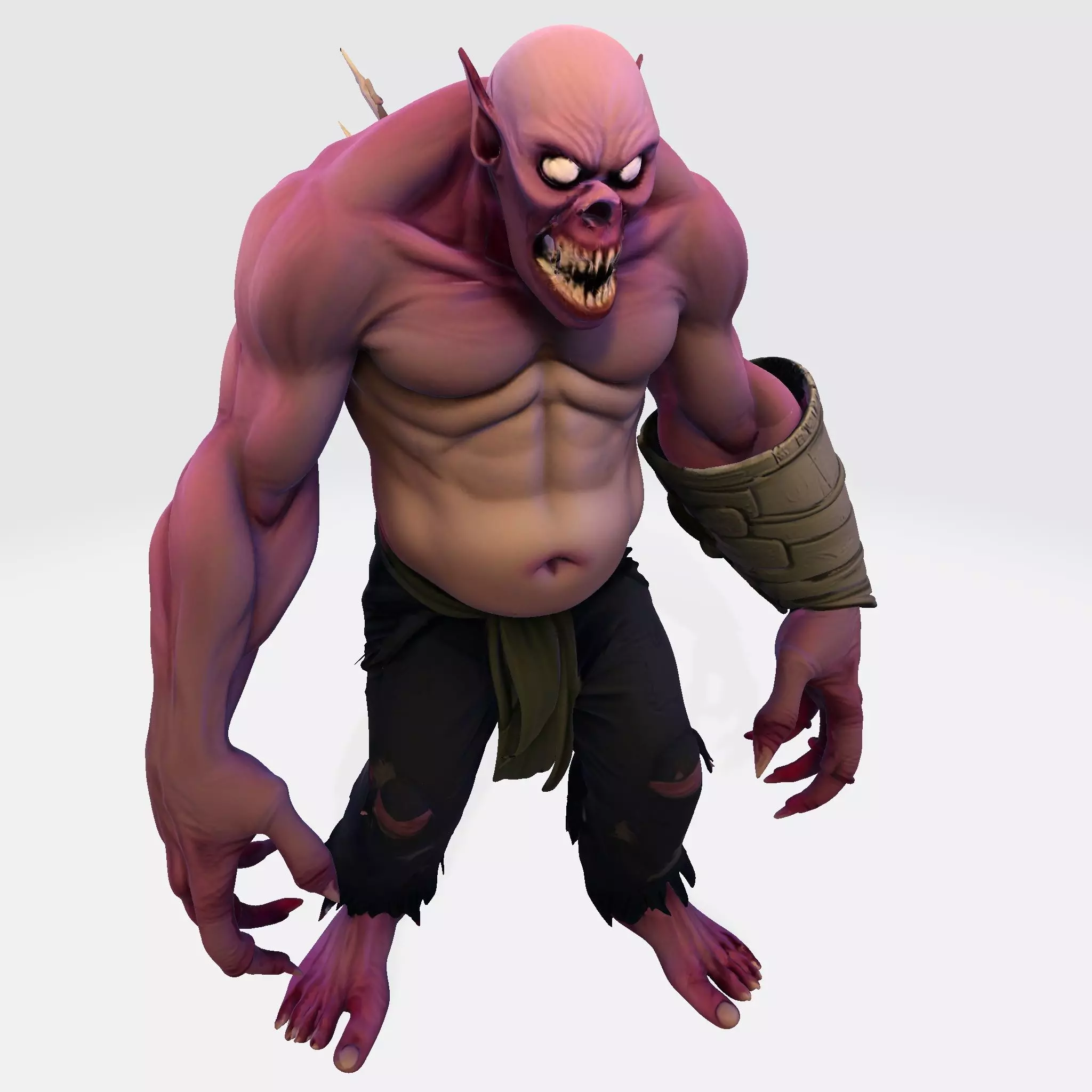 Monstrous Horror Creature 3D Print Model 3D print model_11