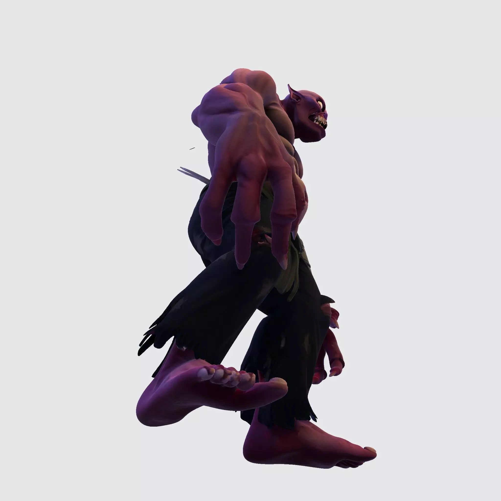 Monstrous Horror Creature 3D Print Model 3D print model_8