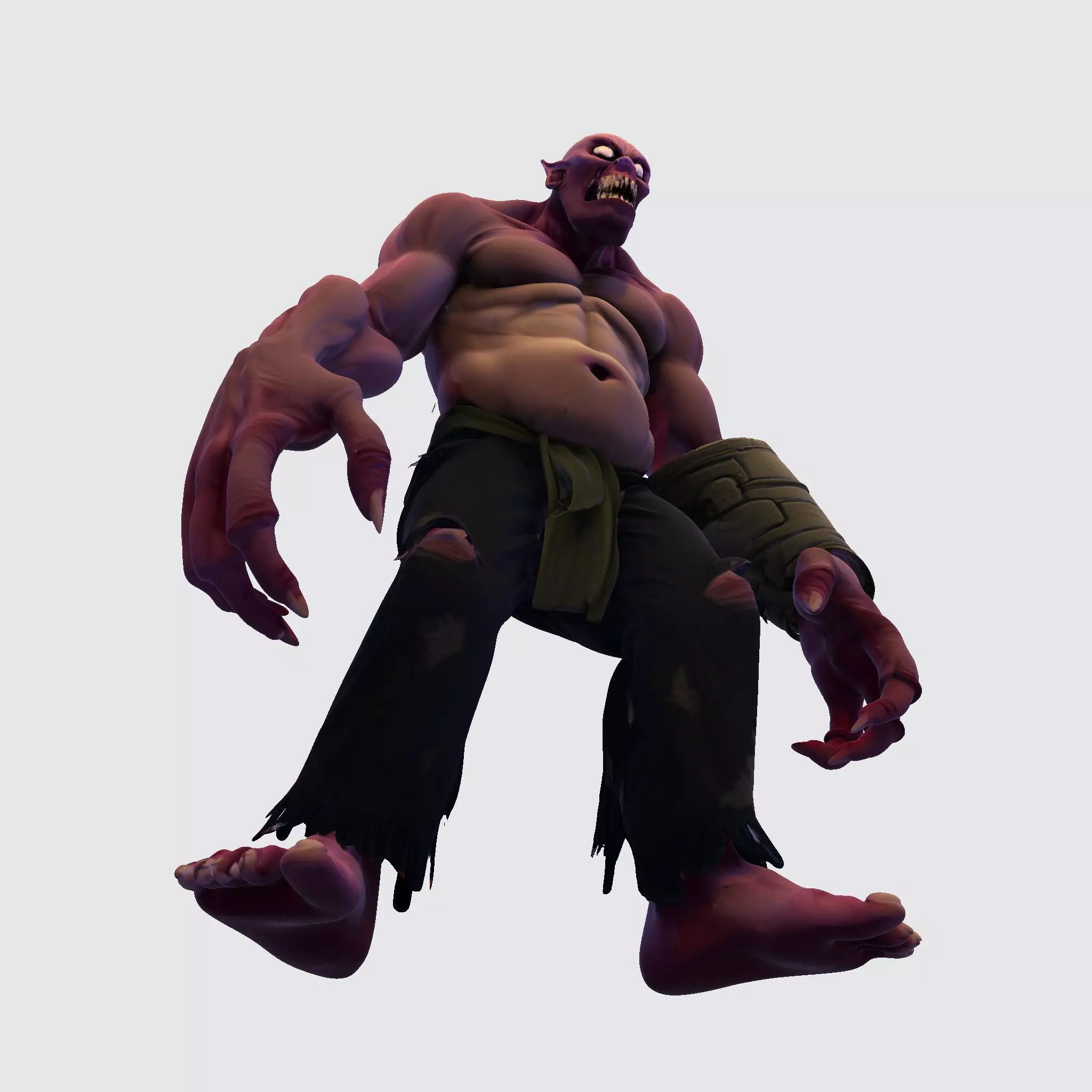 Monstrous Horror Creature 3D Print Model 3D print model_9