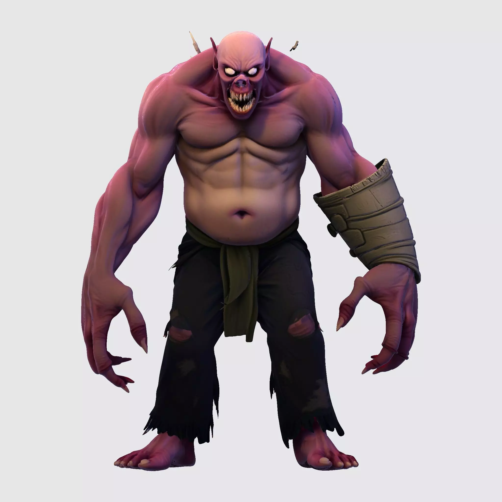 Monstrous Horror Creature 3D Print Model 3D print model_12