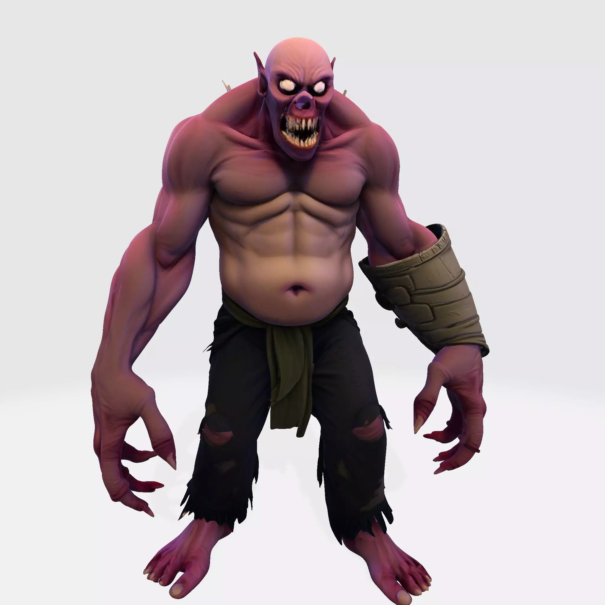 Monstrous Horror Creature 3D Print Model 3D print model_26