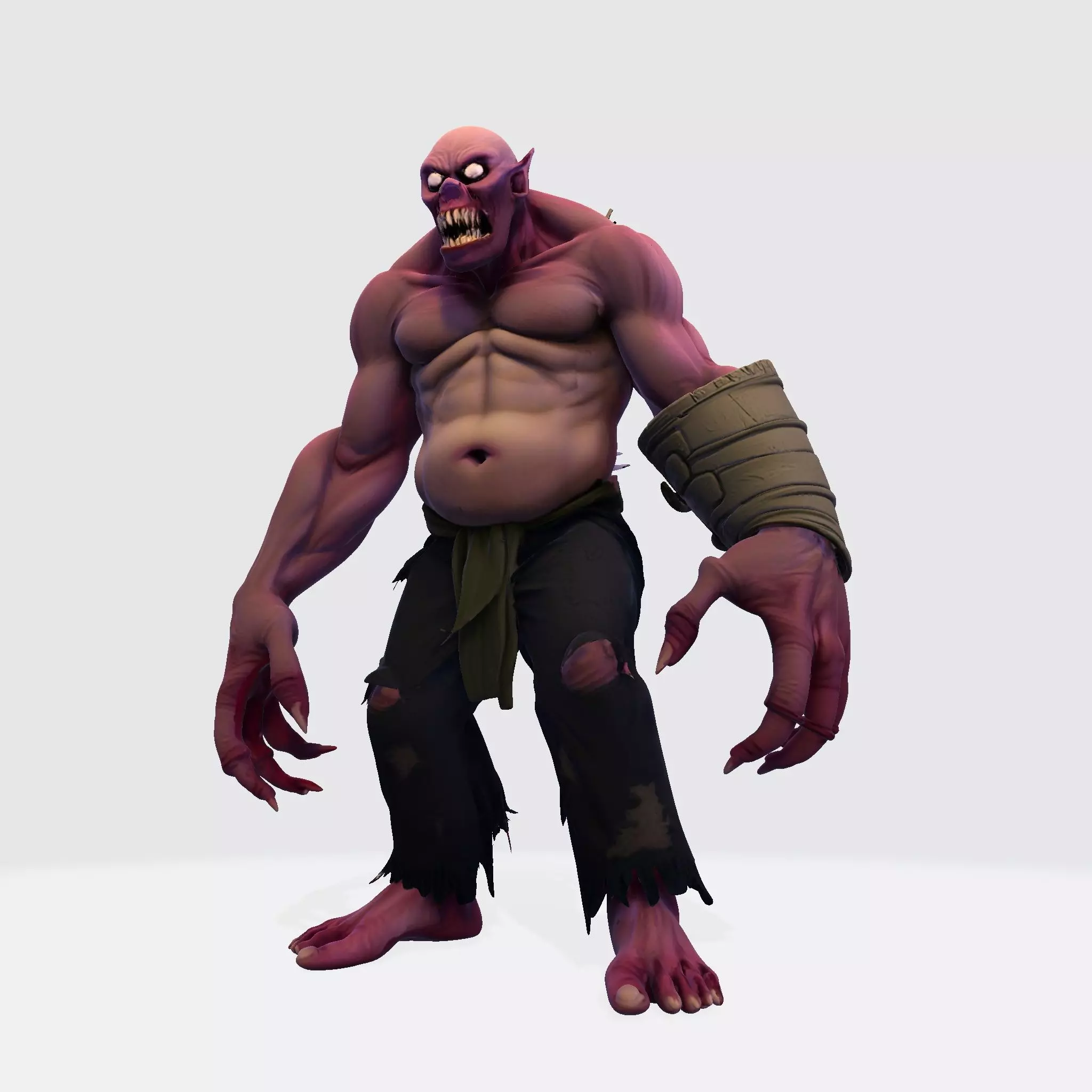 Monstrous Horror Creature 3D Print Model 3D print model_1