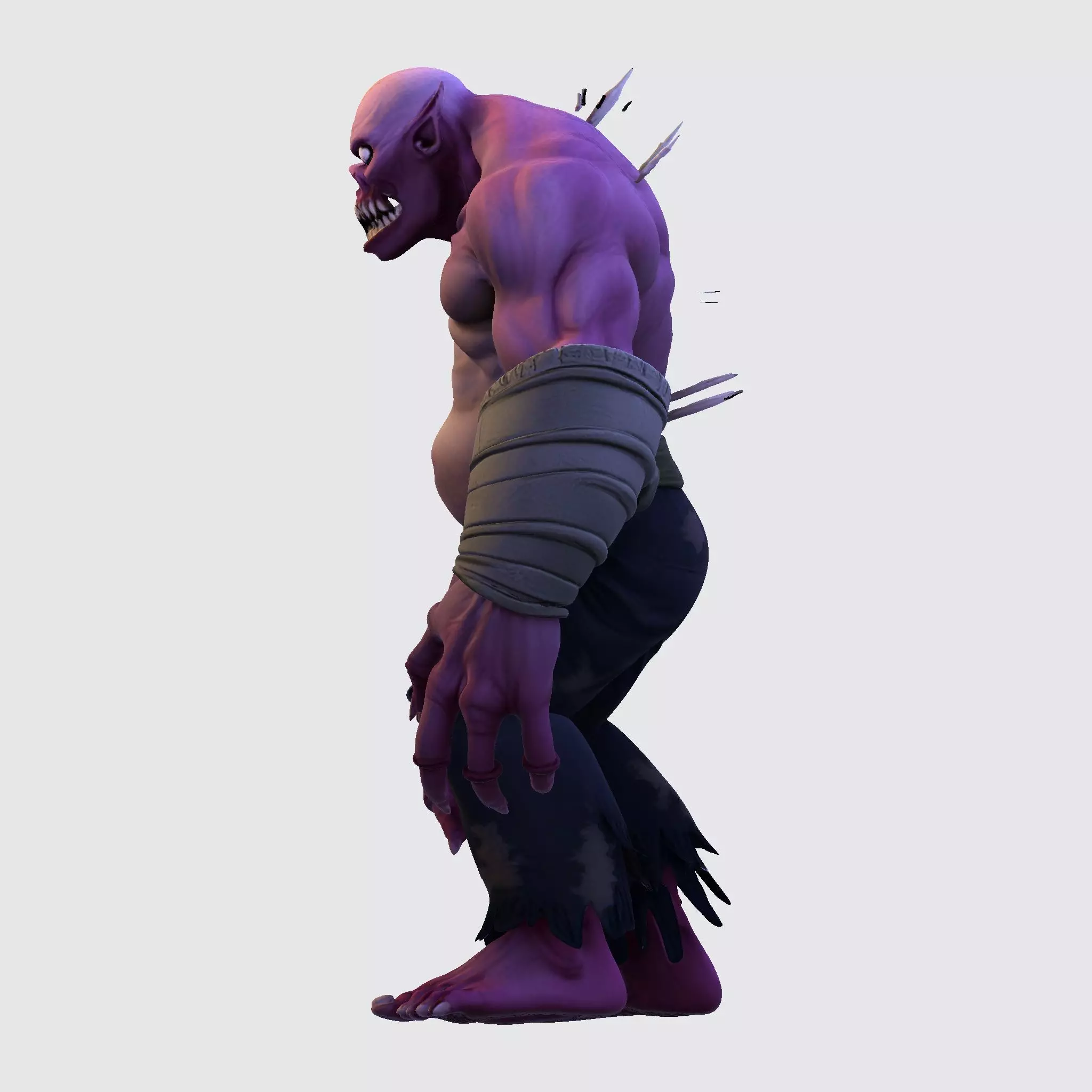 Monstrous Horror Creature 3D Print Model 3D print model_13