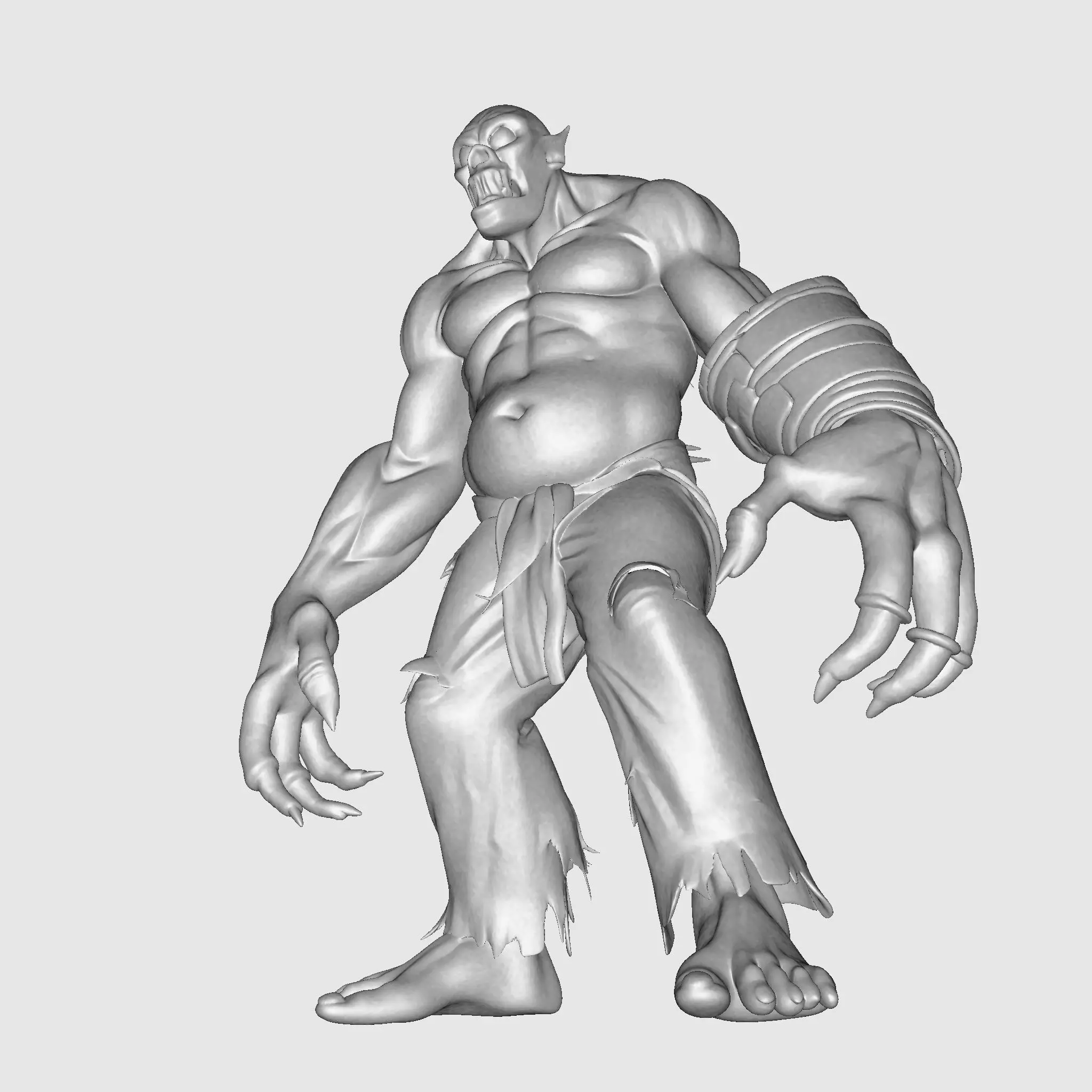 Monstrous Horror Creature 3D Print Model 3D print model_21