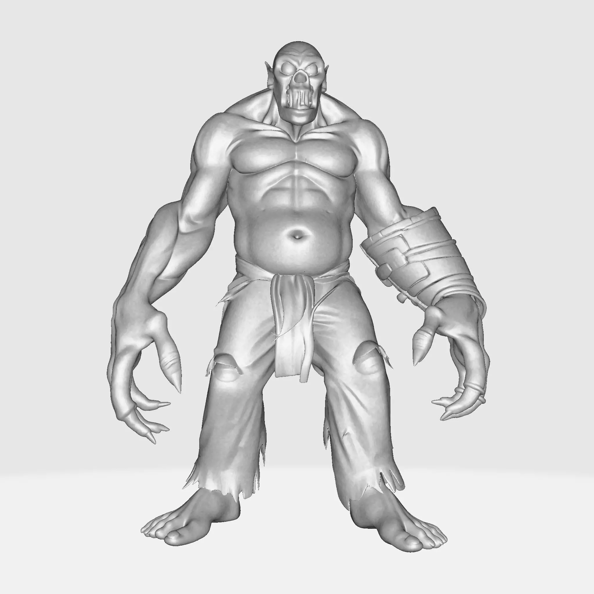 Monstrous Horror Creature 3D Print Model 3D print model_17