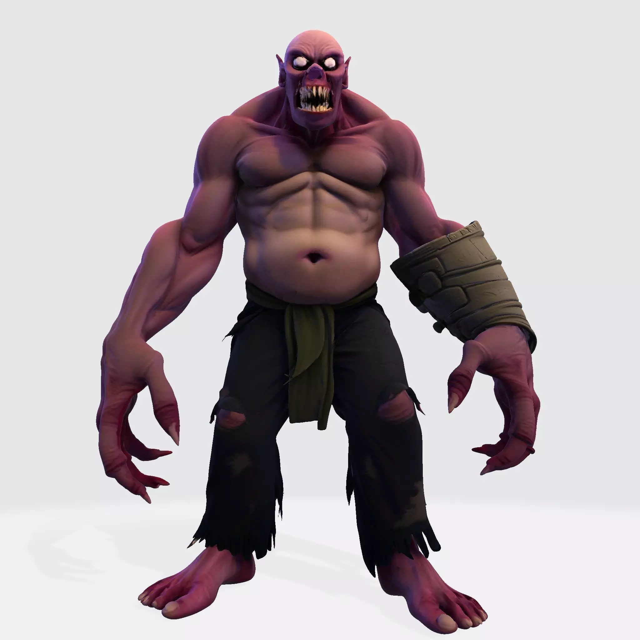 Monstrous Horror Creature 3D Print Model 3D print model_23