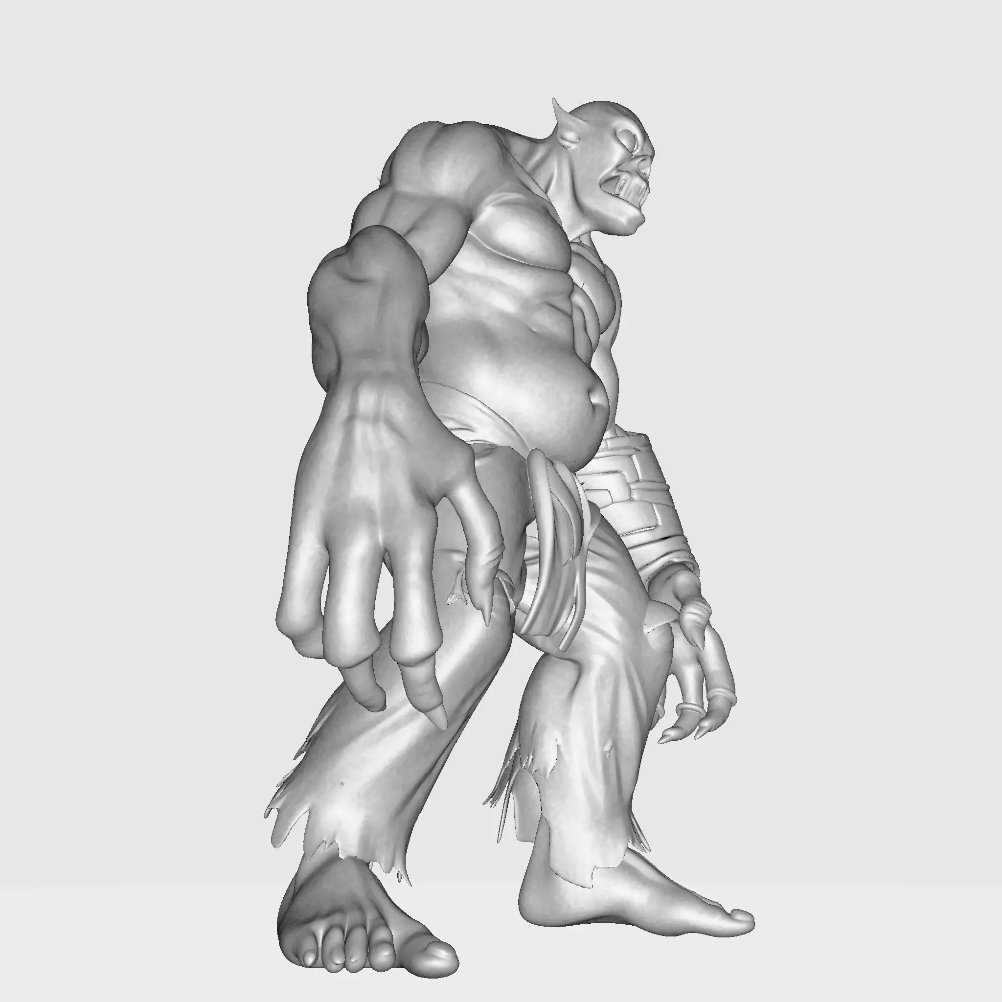 Monstrous Horror Creature 3D Print Model 3D print model_18