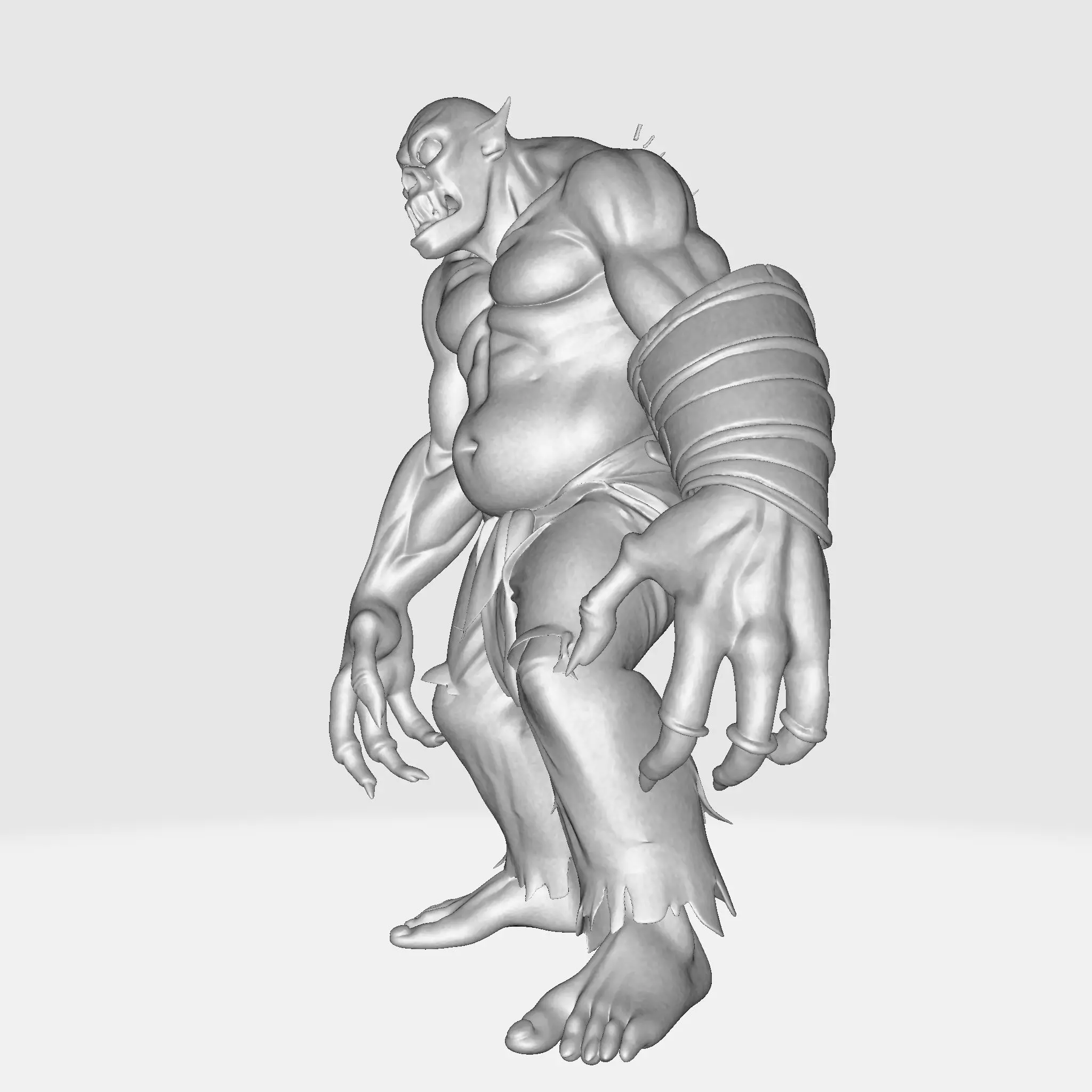 Monstrous Horror Creature 3D Print Model 3D print model_16