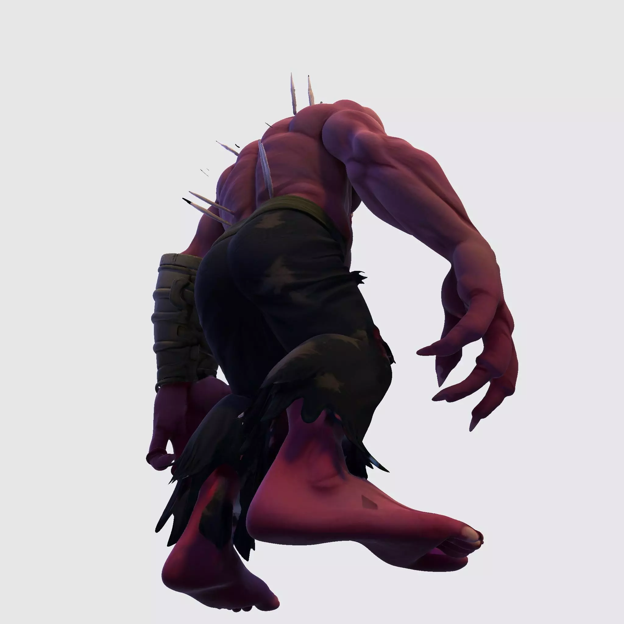 Monstrous Horror Creature 3D Print Model 3D print model_7