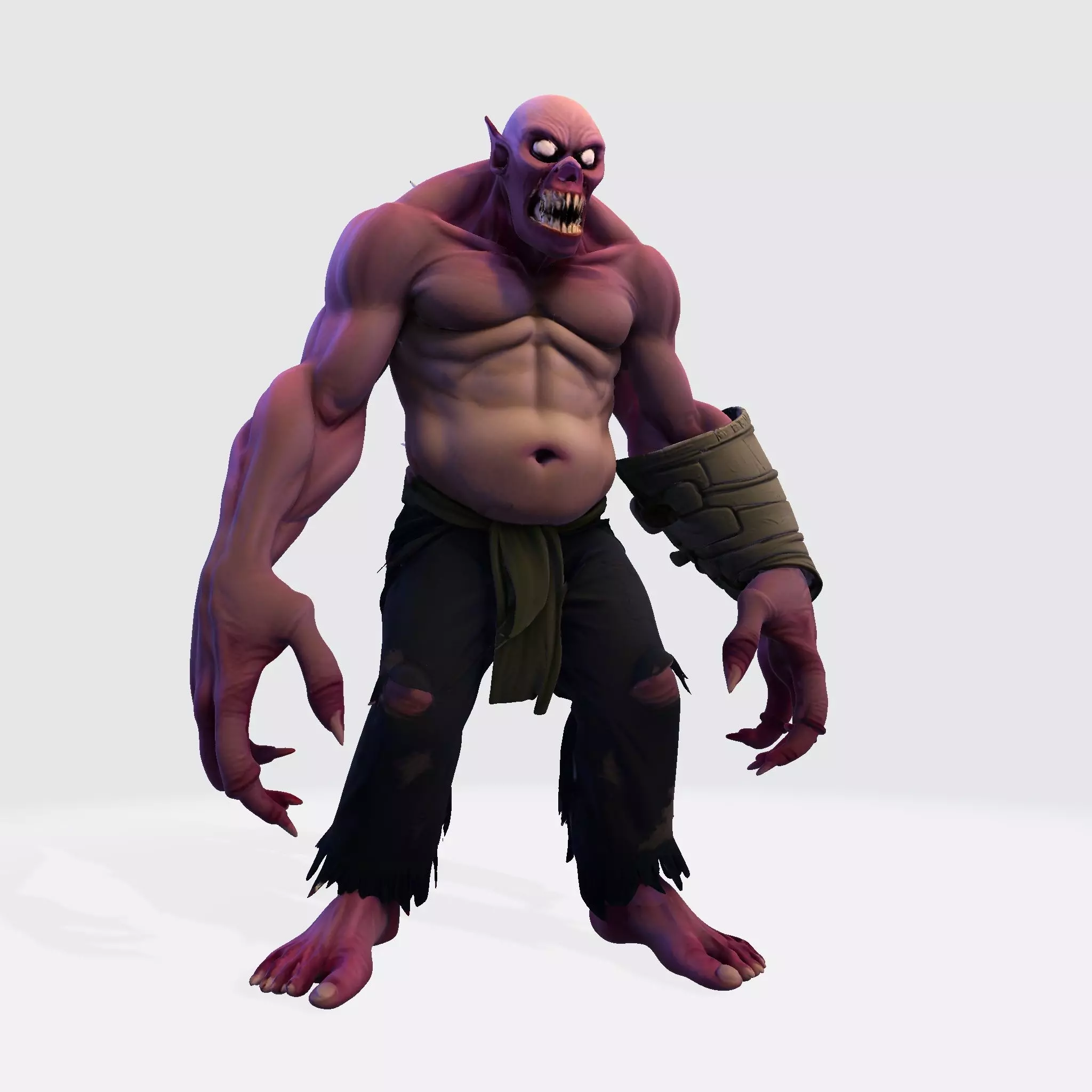 Monstrous Horror Creature 3D Print Model 3D print model_0