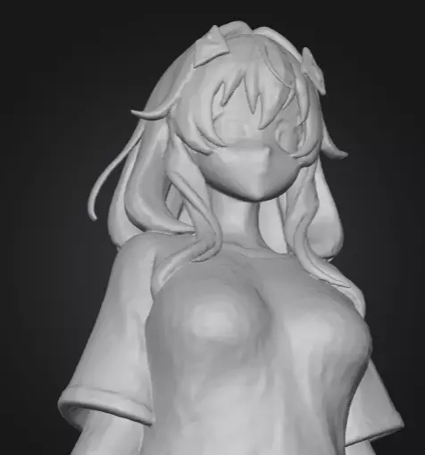  PUELLA IN TUNICA ALBA 3D model_3