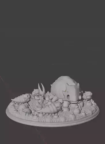 Bell Beast with Hornet Hollow Knight Silksong 3D STL