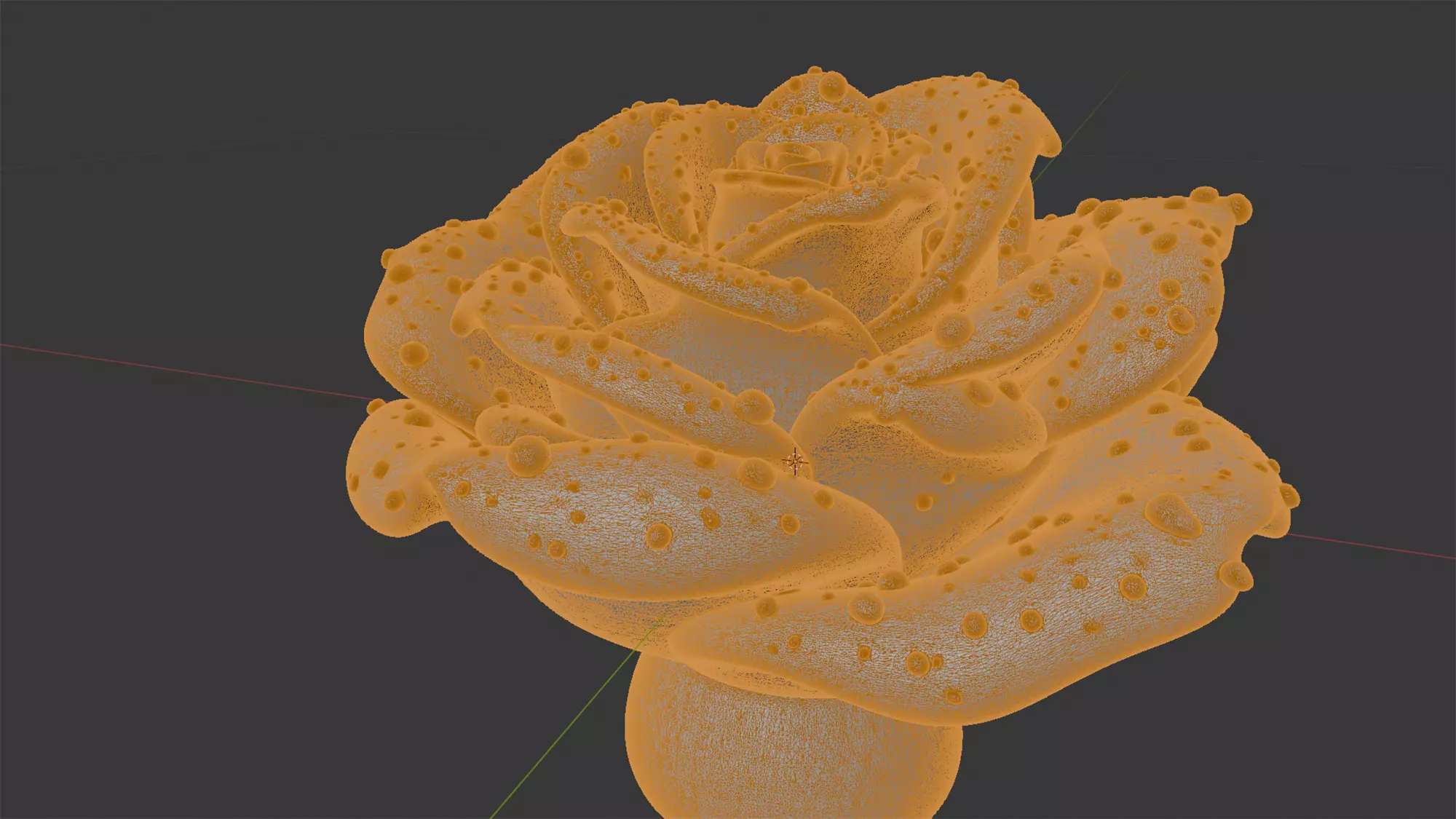 Dewy Rose Sculpture 3D Print Model 3D print model_5