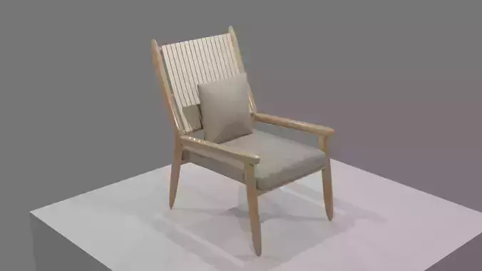 Wooden Lounge Chair