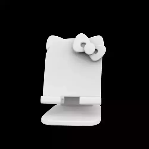 Hello Kitty Phone Stand 3D Print Model