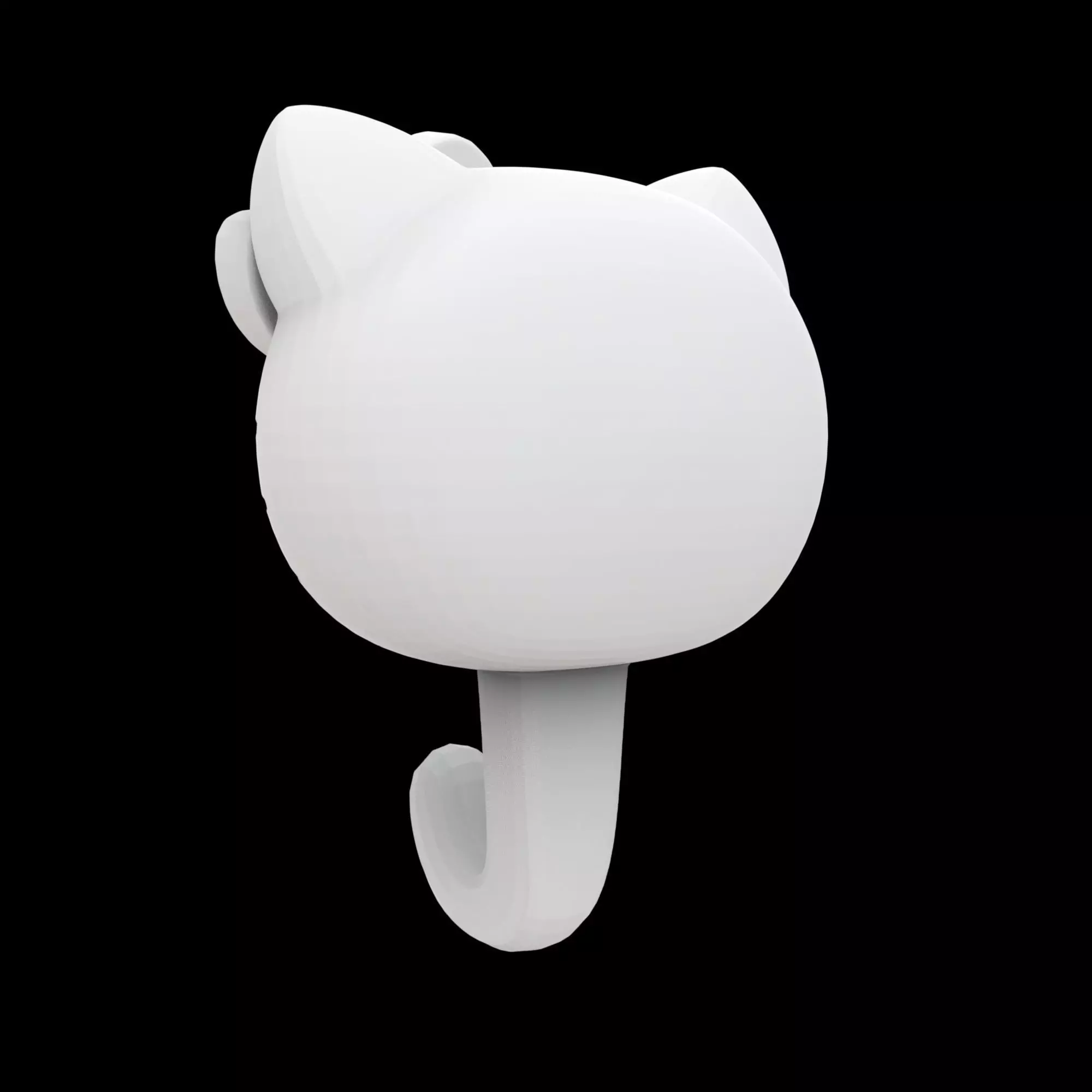 Hello Kitty Wall Hook 3D Print Model 3D print model_2