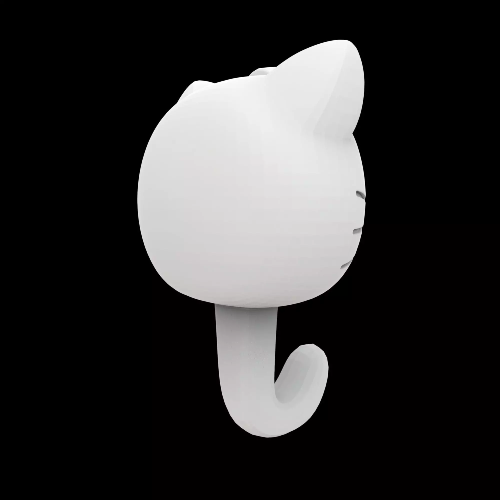 Hello Kitty Wall Hook 3D Print Model 3D print model_3