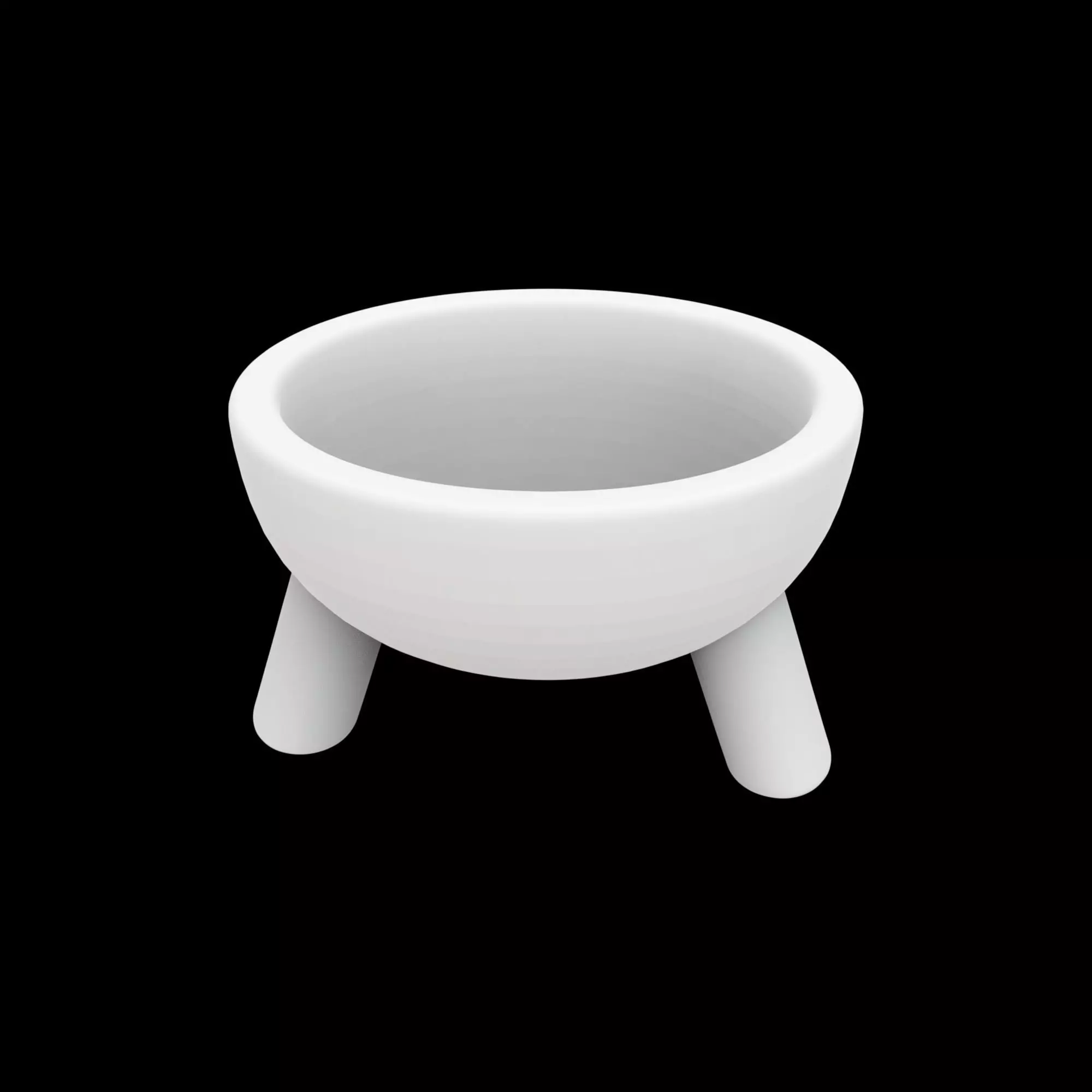 Raised Stand Pet Bowl 3D Print Model 3D print model_2