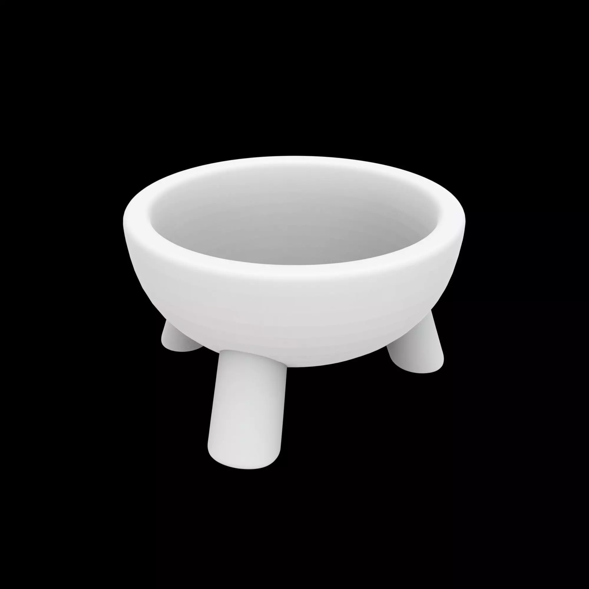 Raised Stand Pet Bowl 3D Print Model 3D print model_0