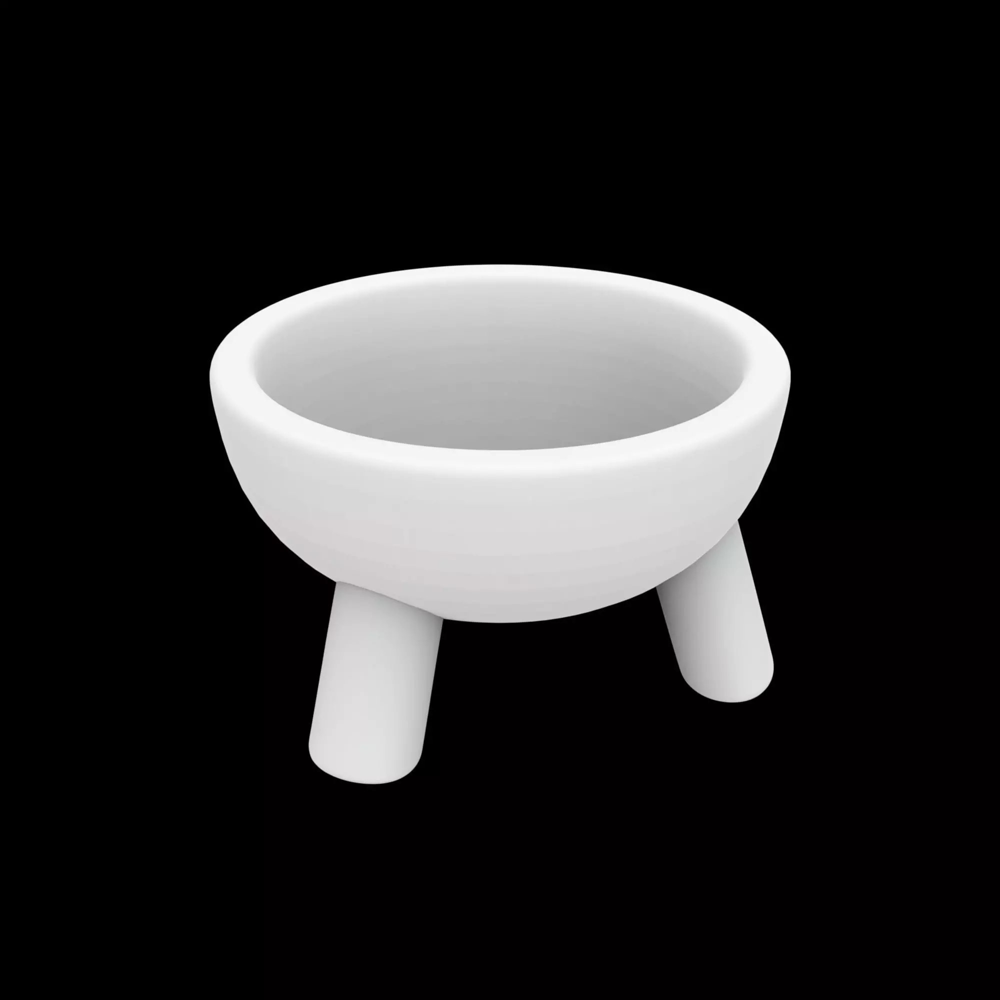 Raised Stand Pet Bowl 3D Print Model 3D print model_3