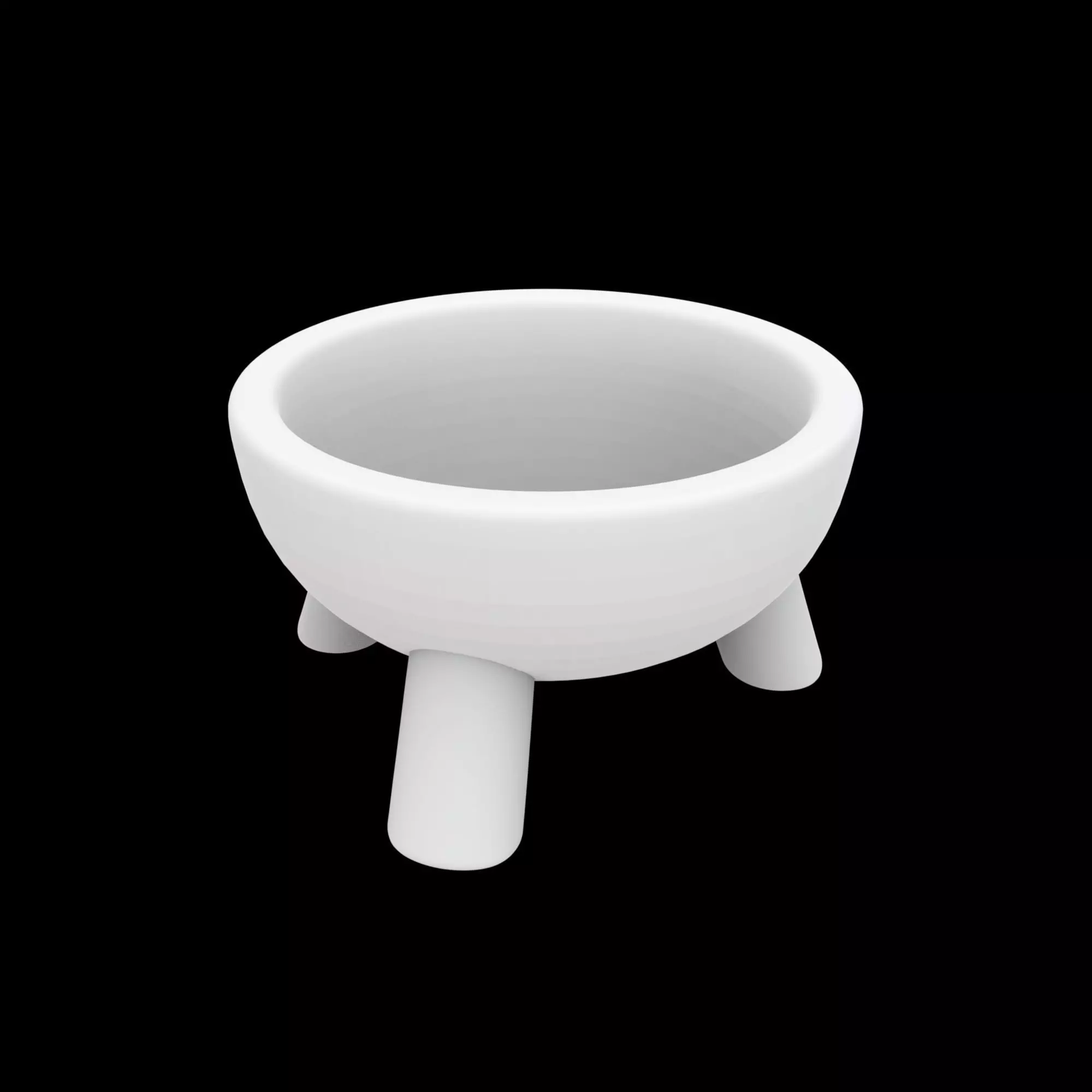 Raised Stand Pet Bowl 3D Print Model 3D print model_4