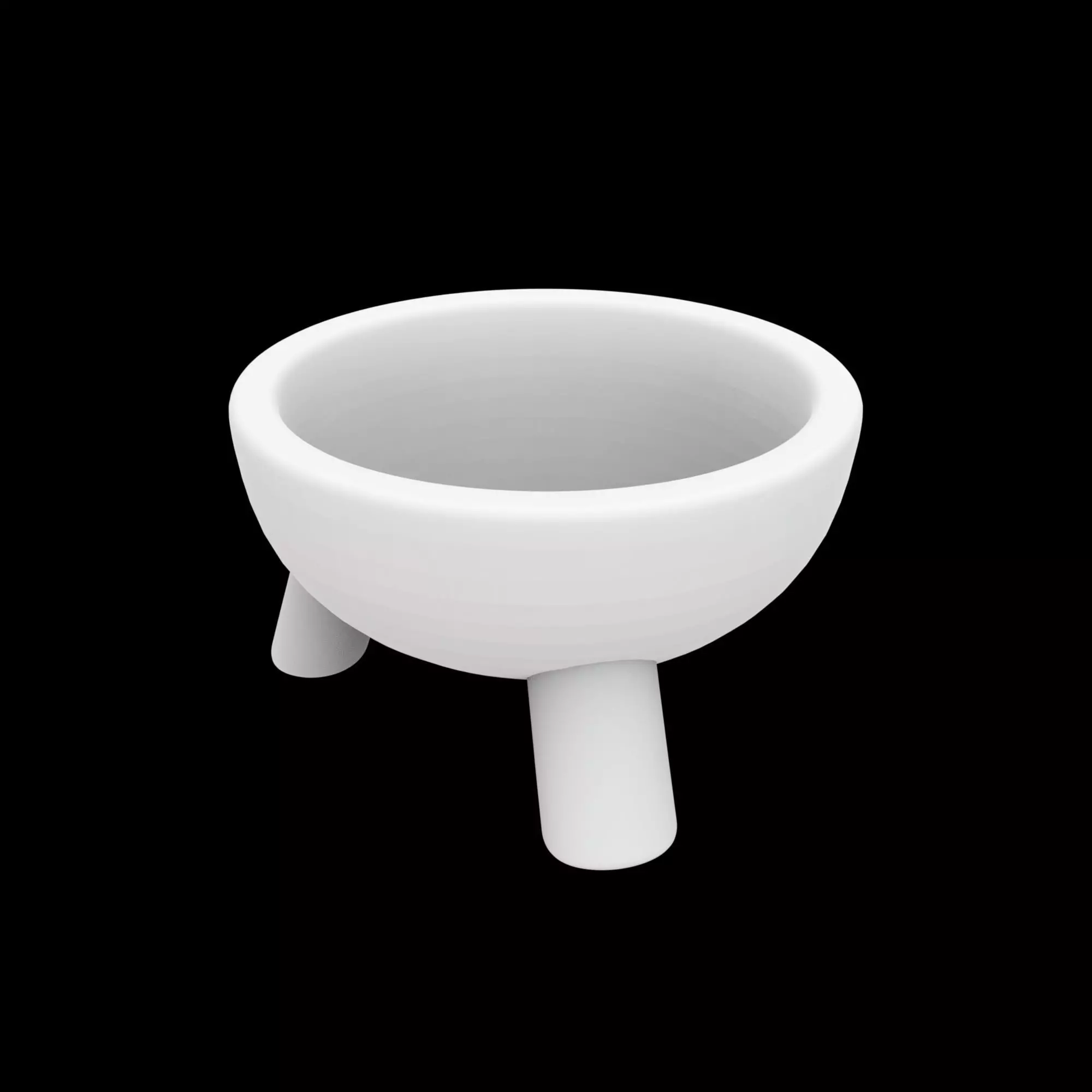 Raised Stand Pet Bowl 3D Print Model 3D print model_1