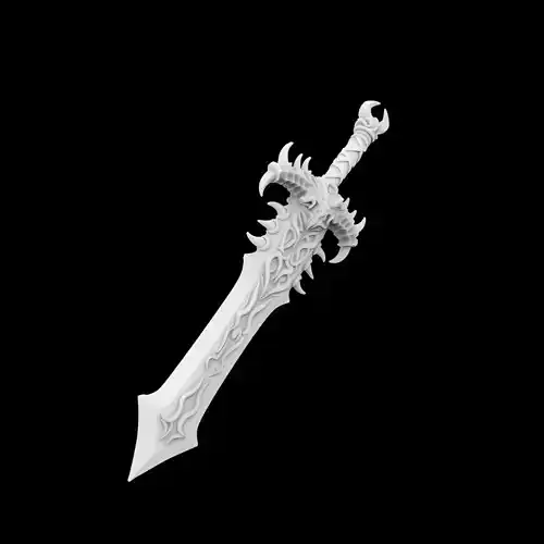 Shadow Demon Sword 3D Print Model