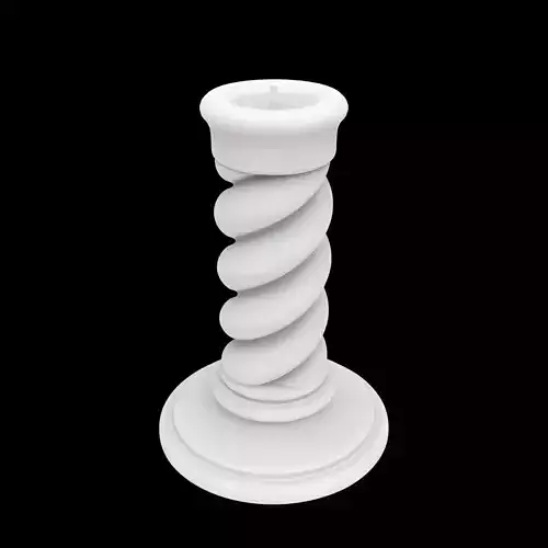 Spiral Candle Holder 3D Print Model