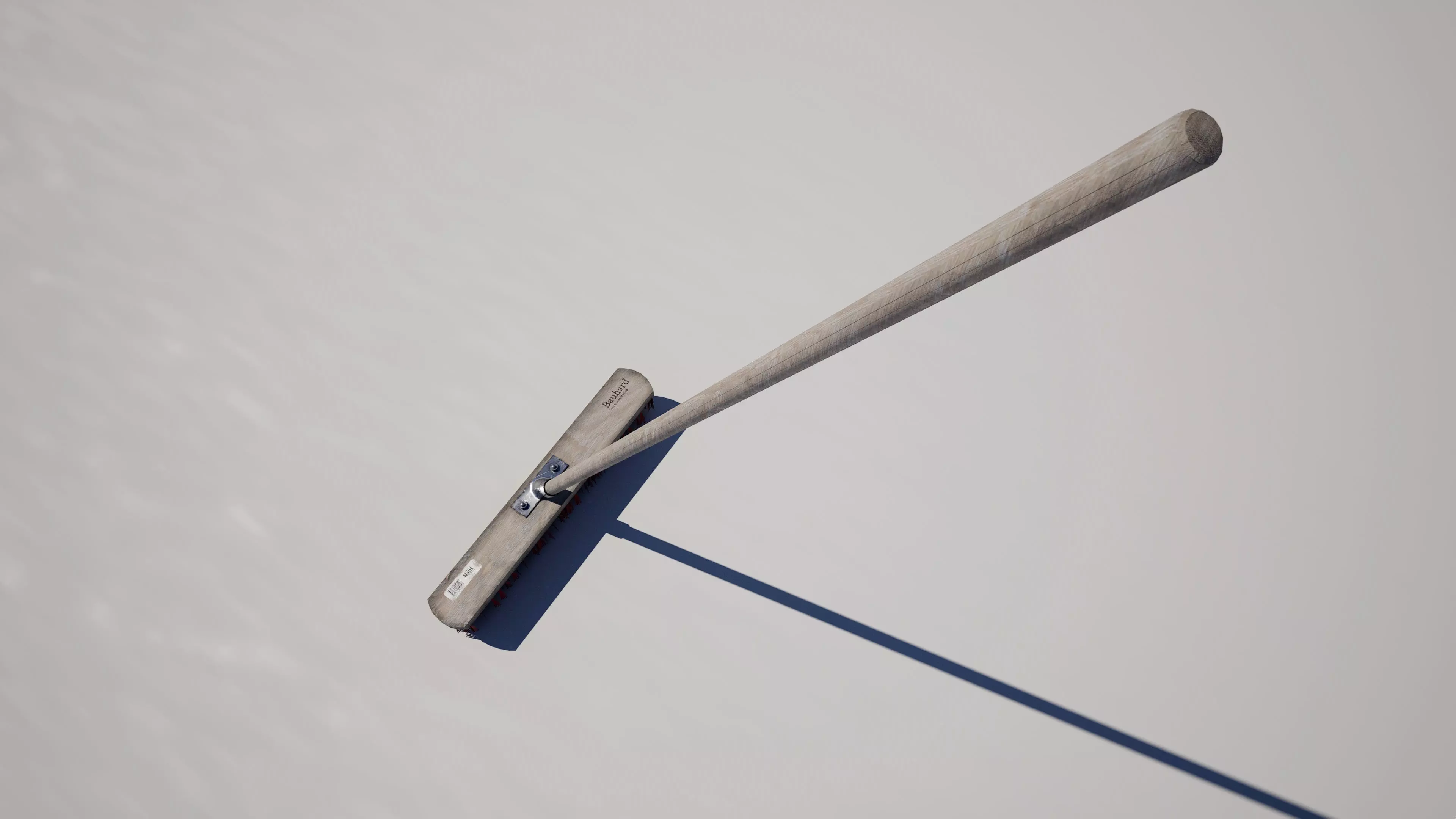 Industrial Street Push Broom Low-poly 3D model_4