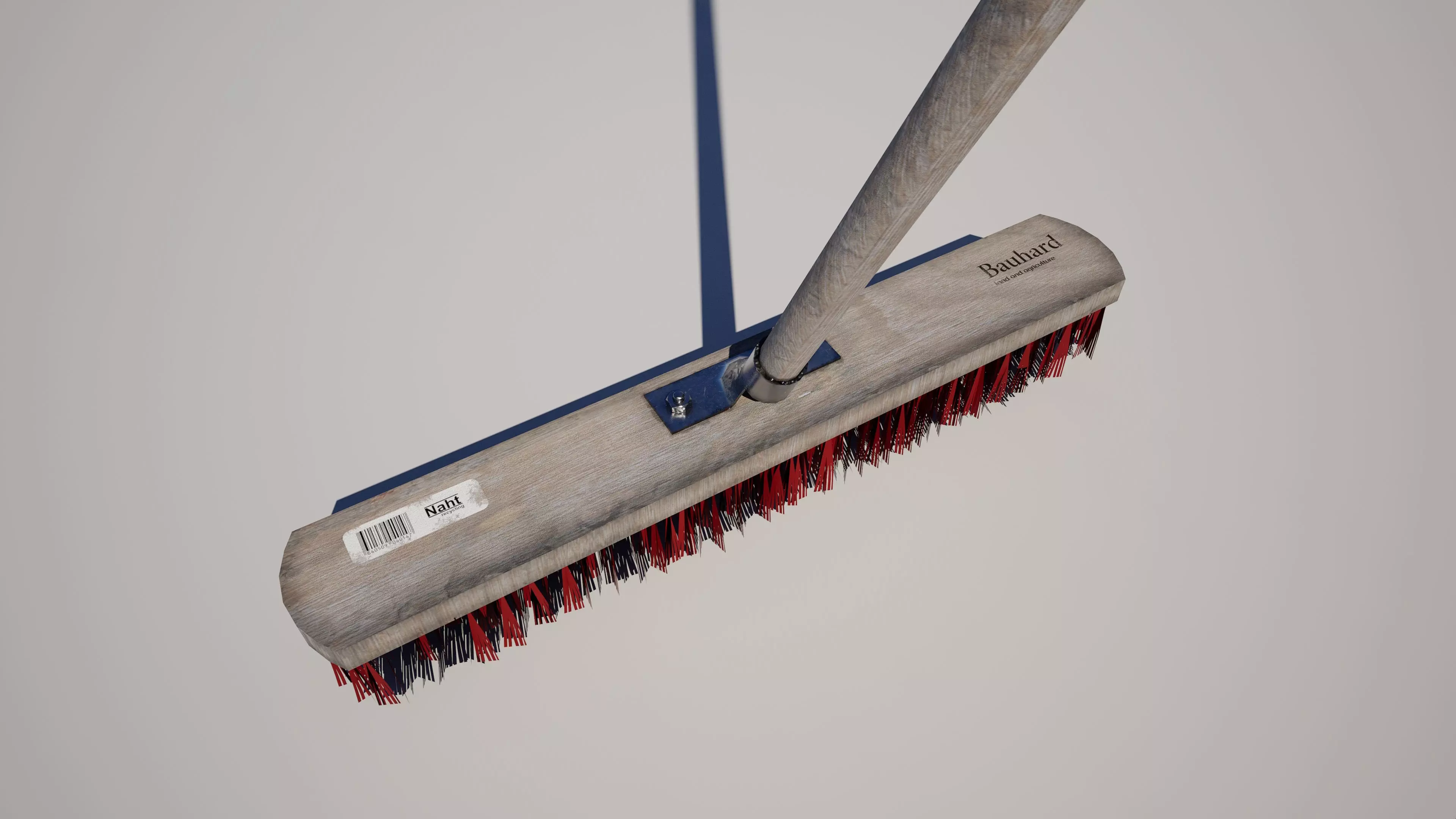 Industrial Street Push Broom Low-poly 3D model_2