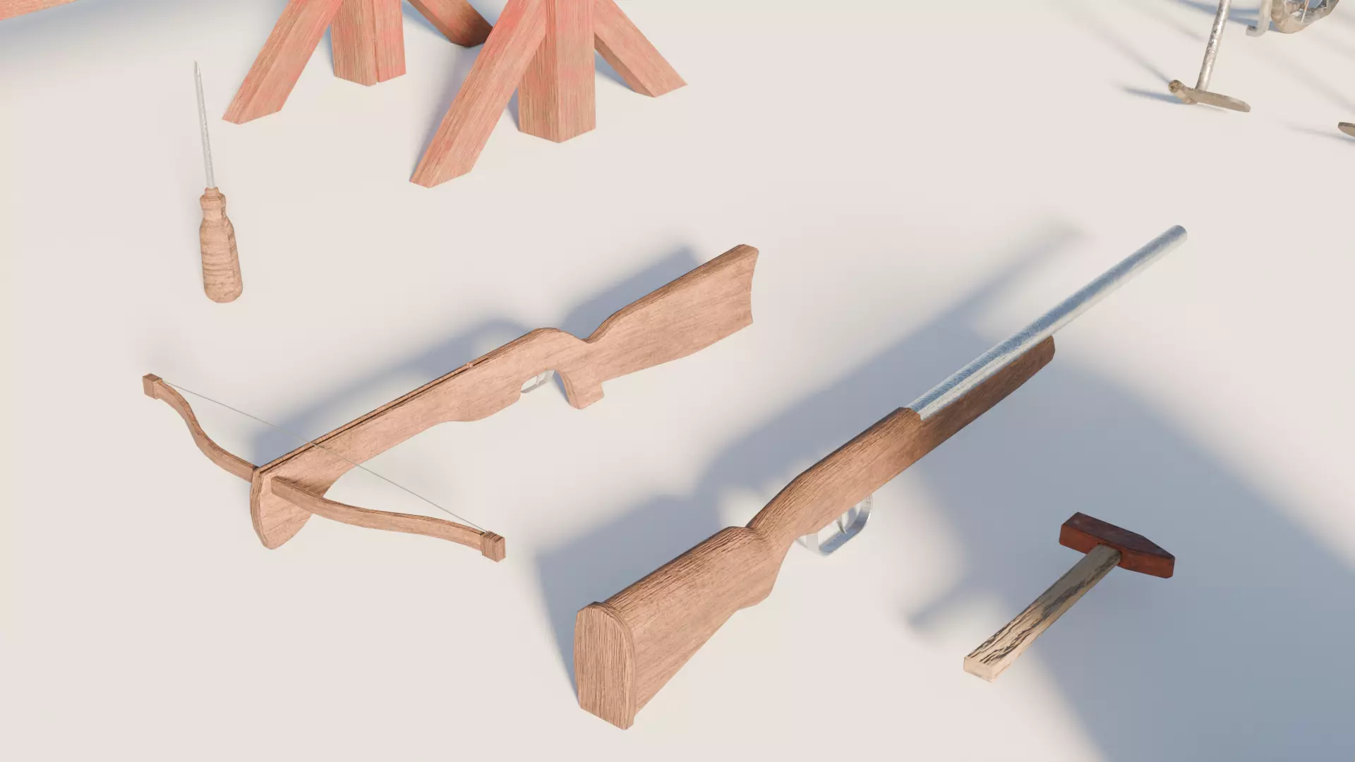 Despair and Decay - 27 Ready-to-Use Game Props Low-poly 3D model_3