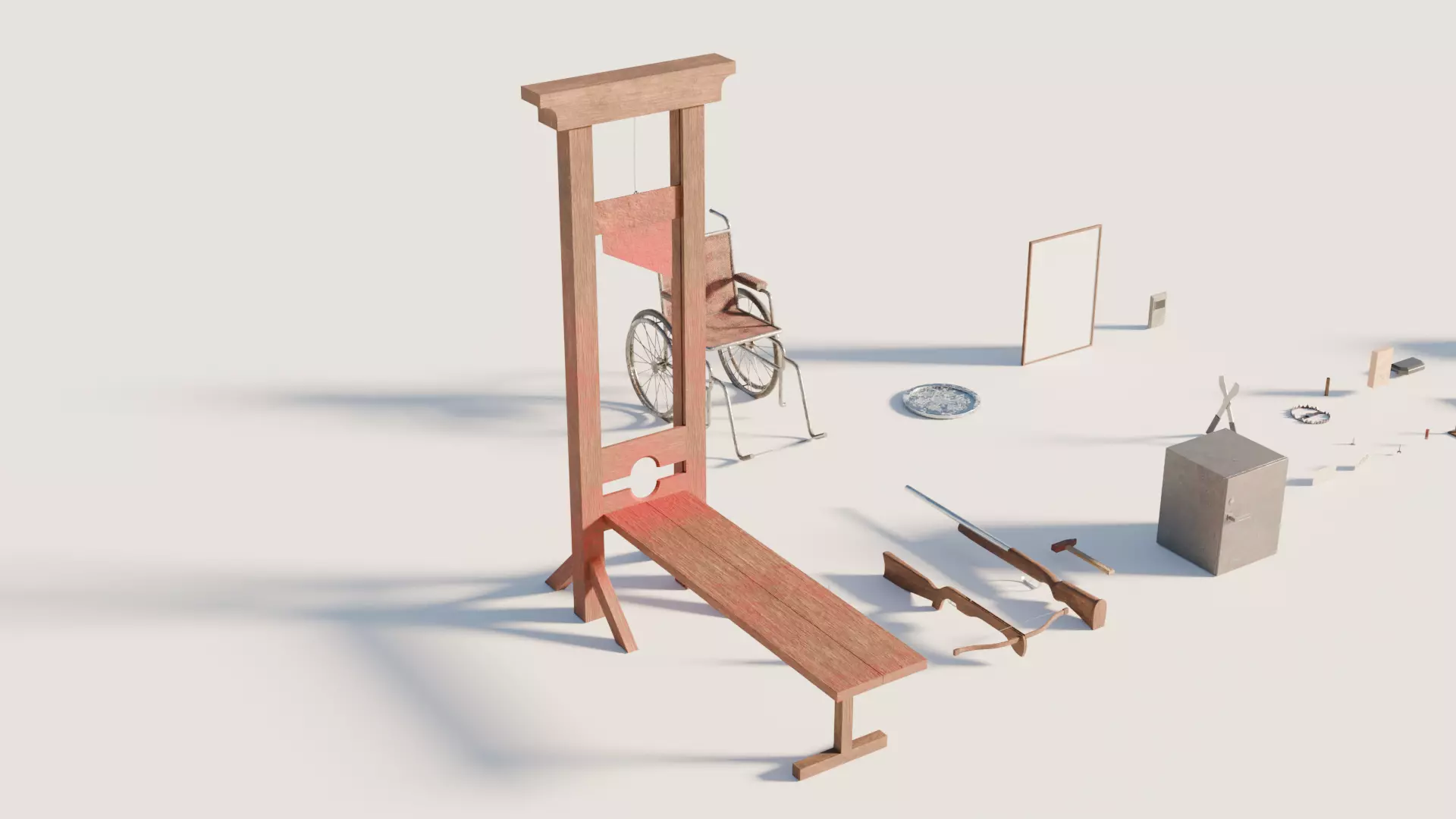 Despair and Decay - 27 Ready-to-Use Game Props Low-poly 3D model_1